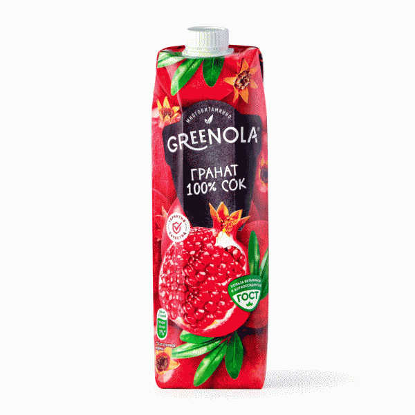 Сок GREENOLA гранатовый 0,95л - в магазине «Чижик»