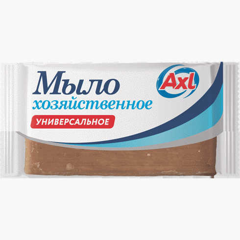 Мыло AXL хозяйственное твердое 72% 250г - в магазине «Чижик»