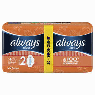 Прокладки Always Ultra Normal 20шт - в магазине «Чижик»