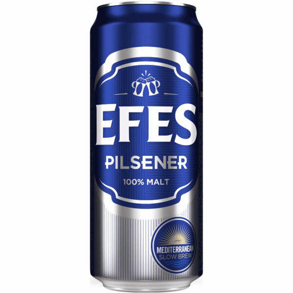Пиво Efes Pilsener светлое 5% 450мл - в магазине «Чижик»