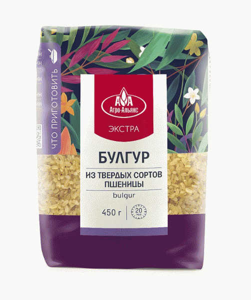 Булгур Агро-Альянс Экстра 450г - в магазине «Чижик»