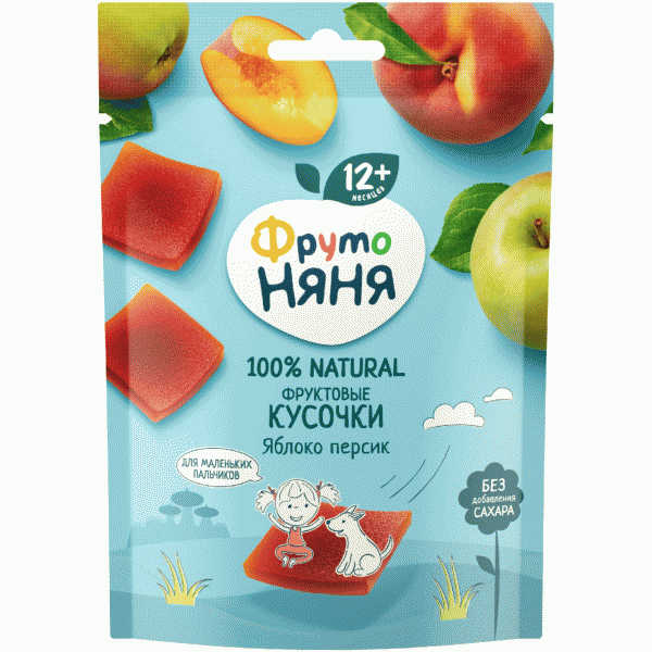 Кусочки ФрутоНяня фруктовые 53г - в магазине «Чижик»