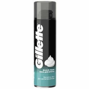 Пена Gillette sensitive skin для бритья 200мл - в магазине «Чижик»