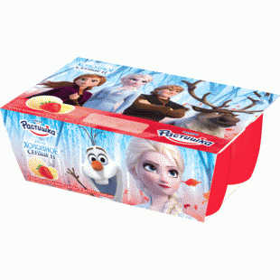 Творог Растишка клубника/банан/пломбир 3.5% 6х45г - в магазине «Чижик»