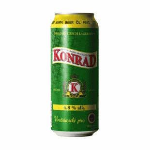 Пиво Konrad светлое фильтрованное 4.8% 0.5л - в магазине «Чижик»