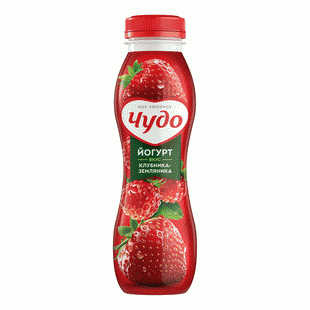 Йогурт Чудо вкус клубника-земляника 1.9% 260г - в магазине «Чижик»