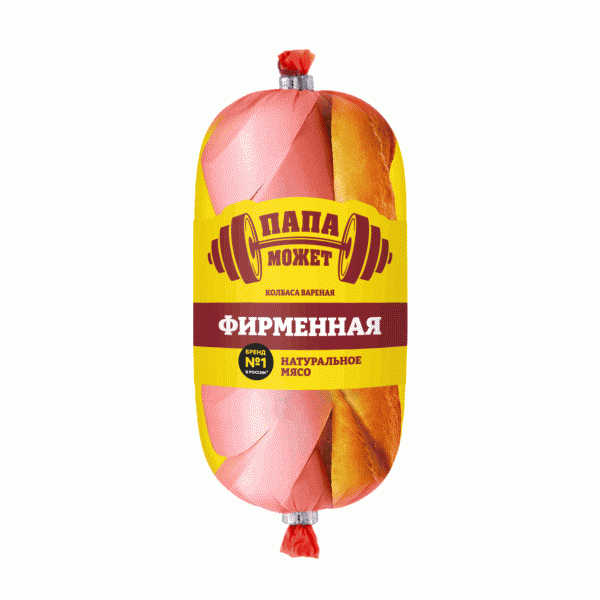 Колбаса Папа может Фирменная вареная 500г - в магазине «Чижик»