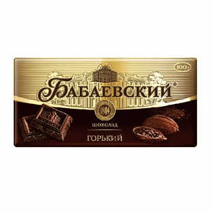Шоколад Бабаевский горький 90г - в магазине «Чижик»