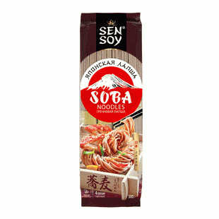 Лапша Sen Soy Premium Soba гречневая 300г - в магазине «Чижик»