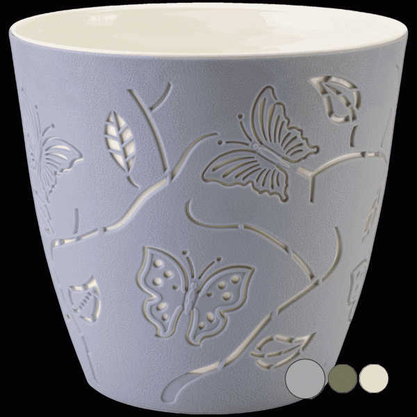 Горшок Plast Team Butterflies для цветов 1.4л - в магазине «Чижик»