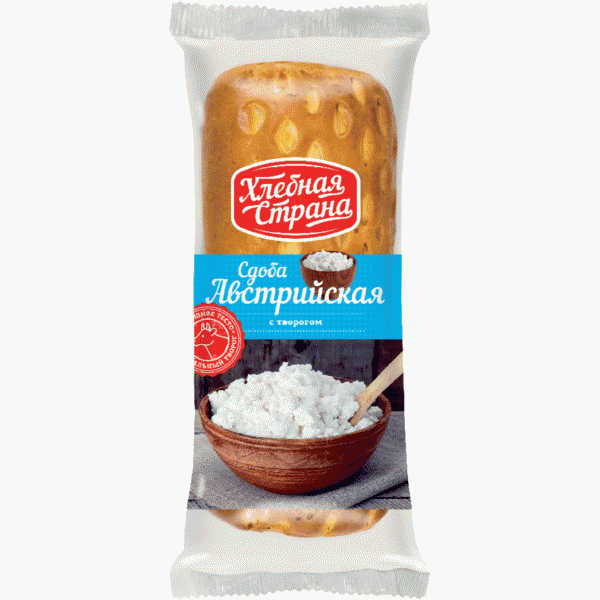 Сдоба Хлебная Страна Австрийская с творож. нач. 180г - в магазине «Чижик»