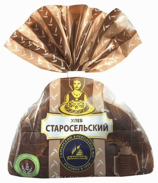 Хлеб Самарский Старосельский 395г - в магазине «Чижик»