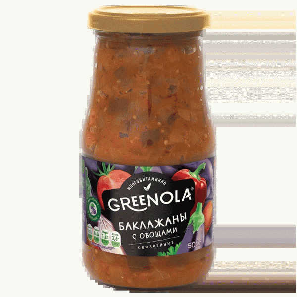 Баклажаны GREENOLA с овощами 500г - в магазине «Чижик»