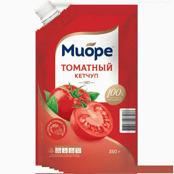 Кетчуп МИОРЕ Томатный 350г - в магазине «Чижик»