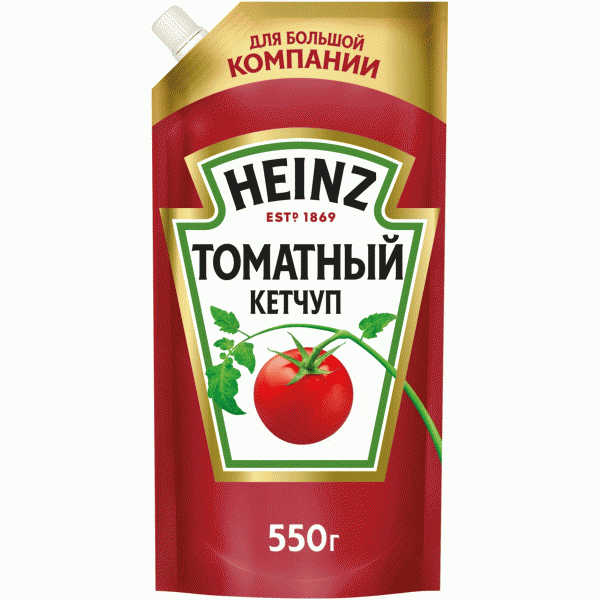 Кетчуп Heinz томатный 550г - в магазине «Чижик»