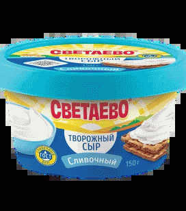 Сыр СВЕТАЕВО сливочный творожный 60% 150г - в магазине «Чижик»