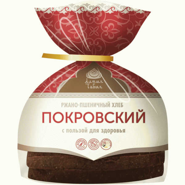 Хлеб Челны-Хлеб Покровский часть изделия в нарезке 300г - в магазине «Чижик»