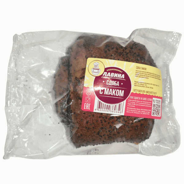 Сдоба с маком 90г - в магазине «Чижик»