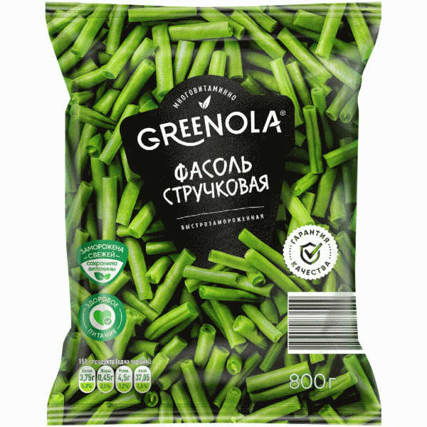 Фасоль GREENOLA стручковая зам. 800г - в магазине «Чижик»