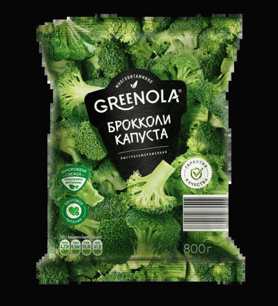 Капуста GREENOLA брокколи зам. 800г - в магазине «Чижик»