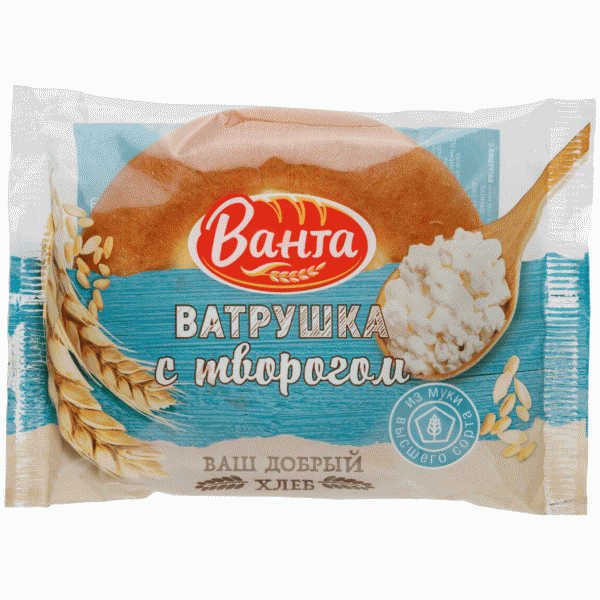 Ватрушка Ванта с творожной начинкой 80г - в магазине «Чижик»