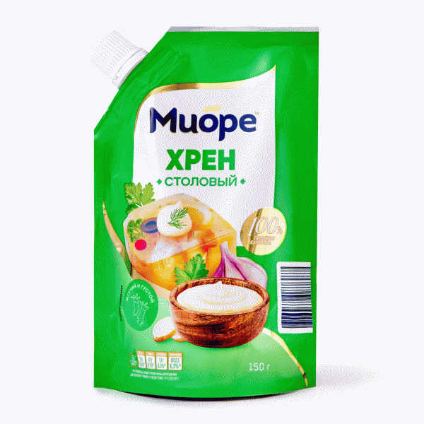 Хрен МИОРЕ столовый острый 150г - в магазине «Чижик»