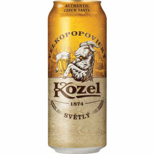Пиво Velkopopovicky Kozel светлое 4% 0.45л - в магазине «Чижик»