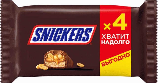 Батончик Snickers 160г - в магазине «Чижик»