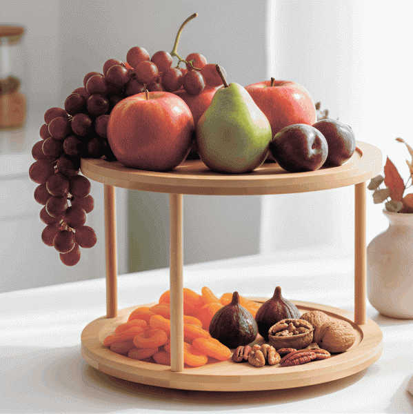 Этажерка Kitchen Collection вращающаяся 2 яруса - в магазине «Чижик»