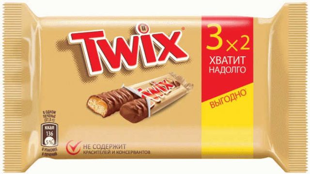 Печенье Twix с карамелью покрытое молоч/шоколадом 165г - в магазине «Чижик»