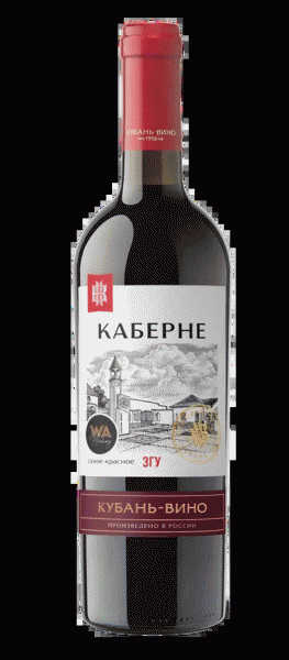 Вино Каберне Кубань-Вино российское кр/сухое 0.75л - в магазине «Чижик»