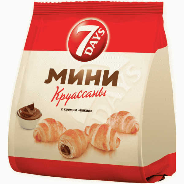 Круассаны 7Days мини с кремом Какао 265г - в магазине «Чижик»