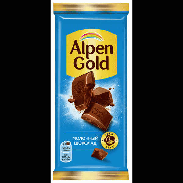 Шоколад Alpen Gold молочный 80г - в магазине «Чижик»