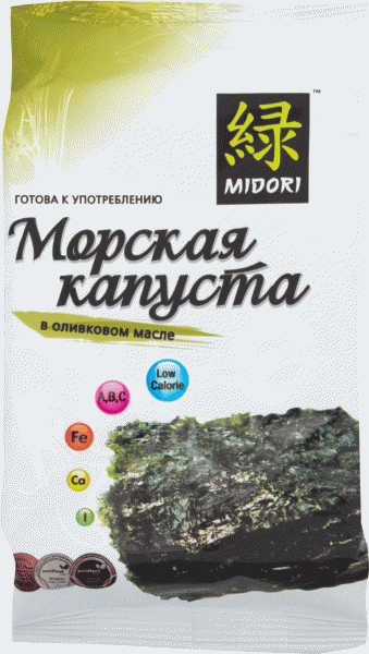 Капуста морская Midori в оливк. масле 5г - в магазине «Чижик»