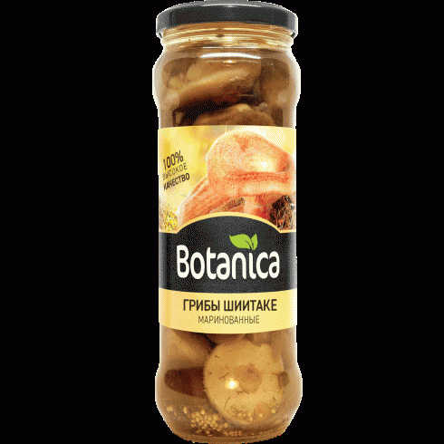 Грибы Botanica Шиитаке маринованные 330г - в магазине «Чижик»