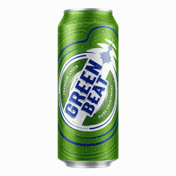 Пиво Greenbeat светлое фильтрованное 4,6% 0.45л - в магазине «Чижик»
