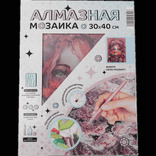 Картина Алмазная мозаика по номерам 30х40см - в магазине «Чижик»