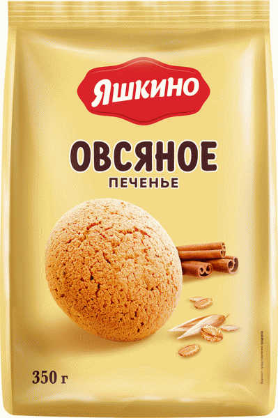 Печенье Яшкино Овсяное 350г - в магазине «Чижик»