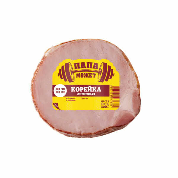 Корейка Папа Может Фирменная из свинины к/в 300г - в магазине «Чижик»