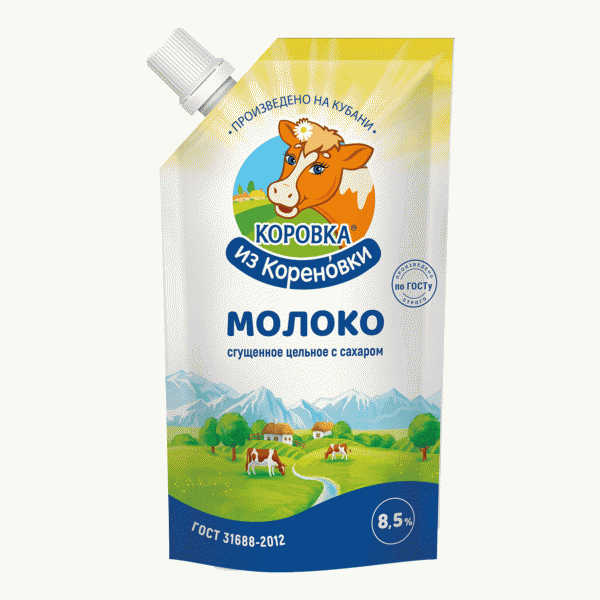 Сгущенное молоко Коровка из Кореновки с сахаром 8,5% 650г - в магазине «Чижик»