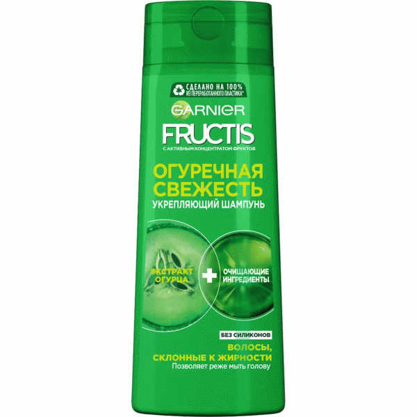 Шампунь Garnier Fructis Огуречная свежесть 400 мл - в магазине «Чижик»