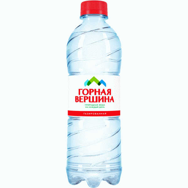 Вода Горная Вершина питьевая газ. 0.5л - в магазине «Чижик»
