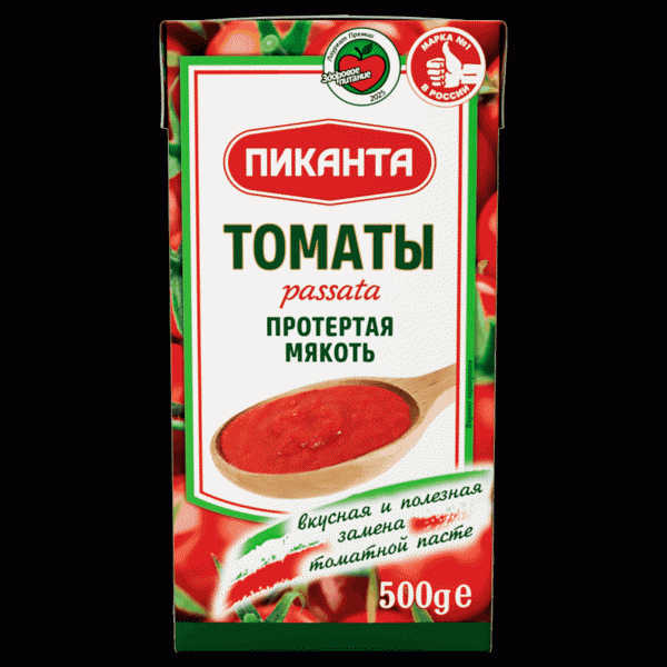 Мякоть томатов Пиканта протертая 500г - в магазине «Чижик»