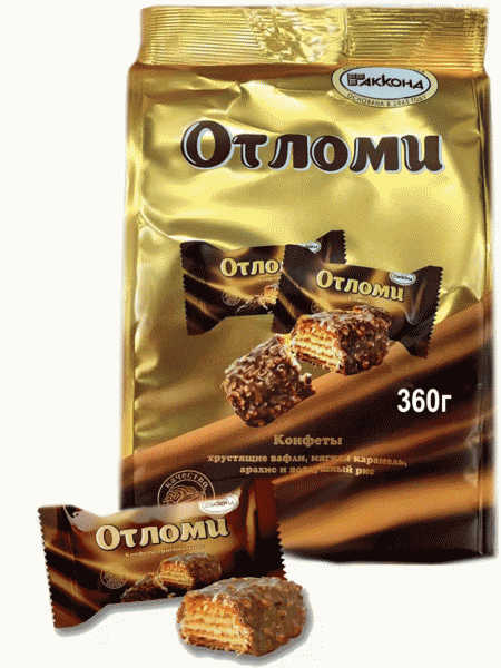 Конфеты Акконд Отломи 360г - в магазине «Чижик»