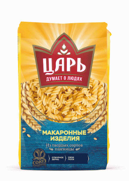 Макароны Царь спиралька 450г - в магазине «Чижик»