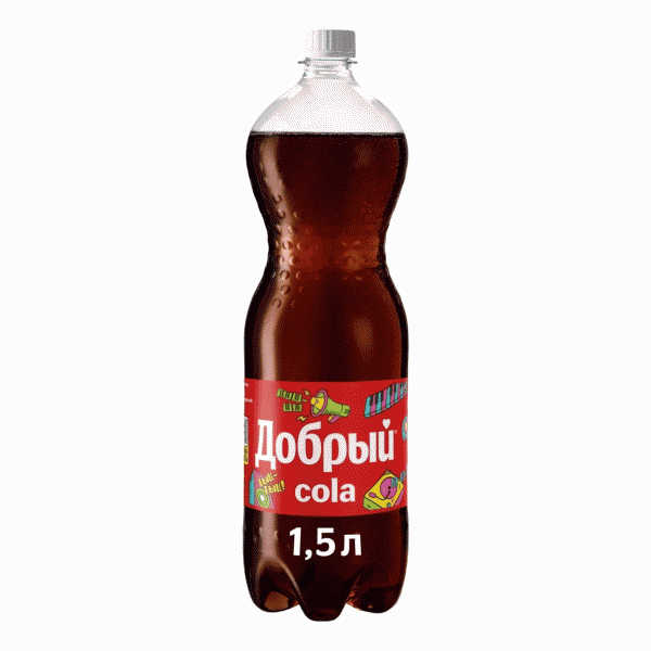 Напиток Добрый Кола б/алкогольный сильногазированный 1.5л - в магазине «Чижик»