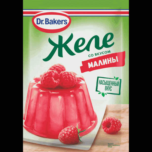 Желе Dr.Bakers сухое со вкусом малины 45г - в магазине «Чижик»