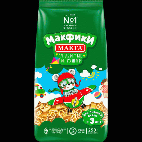 Макароны Makfa Макфики фигурные 250г - в магазине «Чижик»