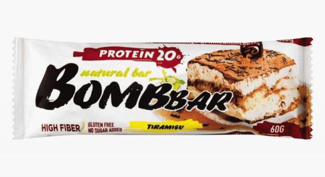 Батончик Bombbar со вкусом Тирамису 60г - в магазине «Чижик»