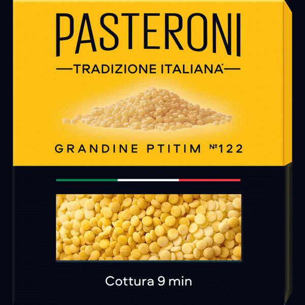 Макароны Pasteroni Grandine Ptitim №122 400г - в магазине «Чижик»
